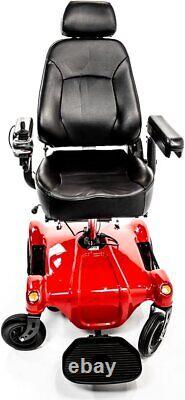 Merits P312 FWD/RWD Dual Base TurnAbout Powerchair with Elevated Power Seat