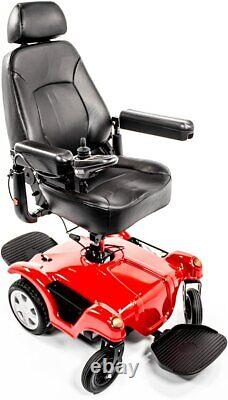 Merits P312 FWD/RWD Dual Base TurnAbout Powerchair with Elevated Power Seat