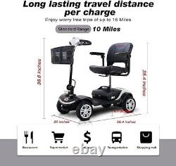 Metro 4-Wheel Mobility Scooter Seniors Compact Heavy Duty Electric Wheelchair
