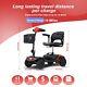 Metro 4 Wheel Mobility Scooter Wheelchair Compact For Travel Run On Battery Red
