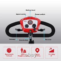 Metro Foldable 4-wheel Mobility Scooter electric Wheelchair Lightweight Red