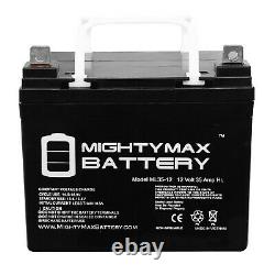 Mighty Max 2 Pack 12V 35AH Bruno Power Chair Scooter Battery