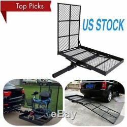 Mobility Carrier Wheelchair Electric Scooter Rack Hitch Disability Medical Ramp@