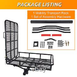 Mobility Electric Scooter Wheelchair Hitch Carrier Disability Medical Rack Ramp