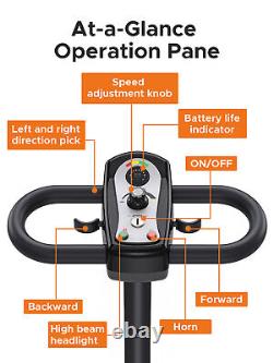 Mobility Scooter 4 Wheels Electric Power for Seniors With Lights Collapsible