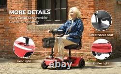 Mobility Scooter 400lb Capacity Wheelchair 20miles Mobility Scooter For Senior