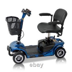 Mobility Scooter Electric Wheelchair 4 Wheel Folding Electric Scooter Adjustable