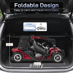 Mobility Scooter Electric Wheelchair 4 Wheel Folding Electric Scooter Adjustable