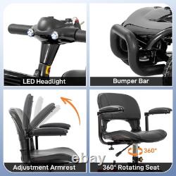 Mobility Scooter Electric Wheelchair 4 Wheel Folding Electric Scooter Adjustable