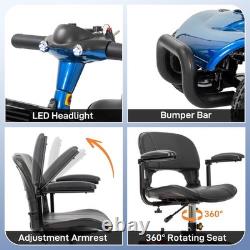 Mobility Scooter Electric Wheelchair 4 Wheel Folding Electric Scooter Adjustable
