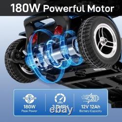 Mobility Scooter Electric Wheelchair 4 Wheel Folding Electric Scooter Adjustable