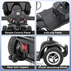 Mobility Scooter Electric Wheelchair 4 Wheel Folding Electric Scooter Adjustable