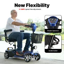 Mobility Scooter Electric Wheelchair 4 Wheel Folding Electric Scooter for Adults