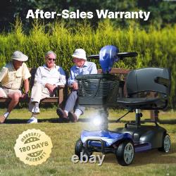 Mobility Scooter Electric Wheelchair 4 Wheel Folding Electric Scooter for Adults