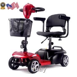 Mobility Scooter, Folding 4 Wheels Mobility Scooters for Seniors, Replacement Elec