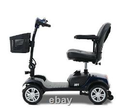 Mobility Scooter Powered Wheelchair Electric Device Compact Travel 4 Wheel Safe