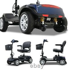 Mobility Scooter Powered Wheelchair Electric Device Compact Travel 4 Wheel Safe