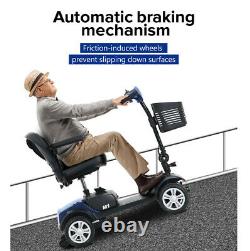 Mobility Scooter Powered Wheelchair Electric Device Compact Travel 4 Wheel Safe