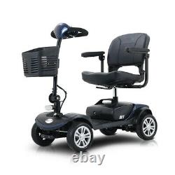 Mobility Scooter Powered Wheelchair Electric Device Compact Travel 4 Wheel Safe