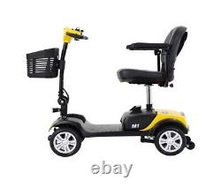 Mobility Scooter Powered Wheelchair Electric Device Compact for Travel 4 Wheel