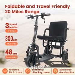 Mobility Scooter for Adults, 3 Gear Speed-Cruise control system, Airline Approved