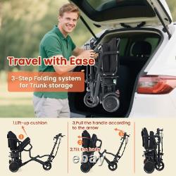 Mobility Scooter for Adults, 3 Gear Speed-Cruise control system, Airline Approved