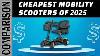 Most Affordable Mobility Scooters Of 2025