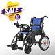 Motorized Electric Wheelchair Lightweight Dual Motors Mobility Scooter Foldable