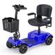 New 250w 4 Wheels Mobility Scooter Power Wheelchair Folding Electric Scooters