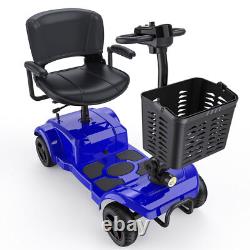 NEW 250W 4 Wheels Mobility Scooter Power Wheelchair Folding Electric Scooters