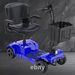 NEW 250W 4 Wheels Mobility Scooter Power Wheelchair Folding Electric Scooters