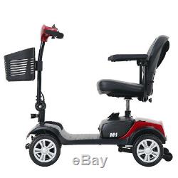 NEW 4-Wheel Mobility Scooter Electric Powered Mobile Wheelchair Device Folding