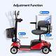 New 4 Wheel Power Electric Mobility Scooter Wheelchair Young Adult Shoprider Red