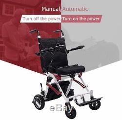 NEW Electric Foldable Wheelchair Lightweight Aid Scooter With250W Brushless Motor