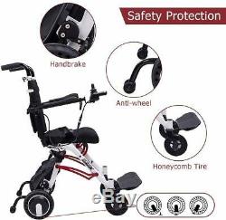 NEW Electric Foldable Wheelchair Lightweight Aid Scooter With250W Brushless Motor