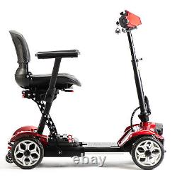 NEW Electric Wheelchair 24V 12AH 4 Wheel Portable Motorized Mobility ScooterHj