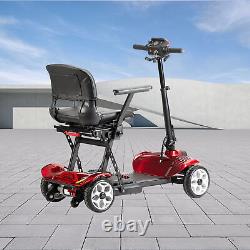 NEW Electric Wheelchair 24V 12AH 4 Wheel Portable Motorized Mobility ScooterHj