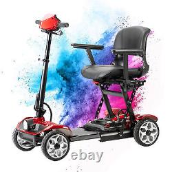 NEW Electric Wheelchair 24V 12AH 4 Wheel Portable Motorized Mobility ScooterHj