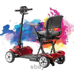 NEW Portable Electric Wheelchair 24V 12AH 4 Wheel Motorized Mobility Scooter