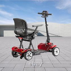 NEW Portable Electric Wheelchair 24V 12AH 4 Wheel Motorized Mobility Scooter