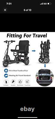 New All Terrain Foldable Electric Mobility Scooter Electric Power Wheelchair