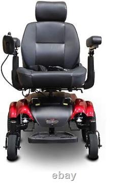 New EWheels EW-M48 Medical Travel Mobility Power Electric Wheelchair Red