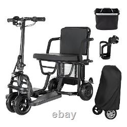 New Folding Mobility Scooters for Adults, Dual Front Wheels, Airline Approved
