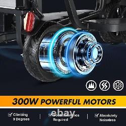 New Folding Mobility Scooters for Adults, Dual Front Wheels, Airline Approved