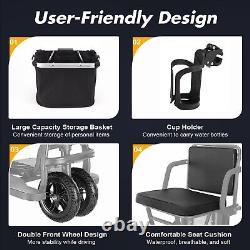 New Folding Mobility Scooters for Adults, Dual Front Wheels, Airline Approved