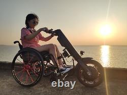 New design! Attachable electric handcycle scooter for wheelchair 16 36v 800w