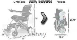 Original Air Hawk Folding Power Chair with Accessories