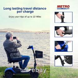 Outdoor 4 Wheel Mobility Scooter Powered Wheelchair Electric Compact Travel US