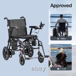 Outdoor Foldable Electric Power Wheelchair Portable Mobility Scooter WheelChair