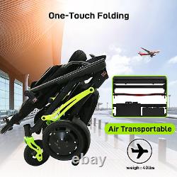 Outdoor Foldable Electric Power Wheelchair Portable Mobility Scooter WheelChair